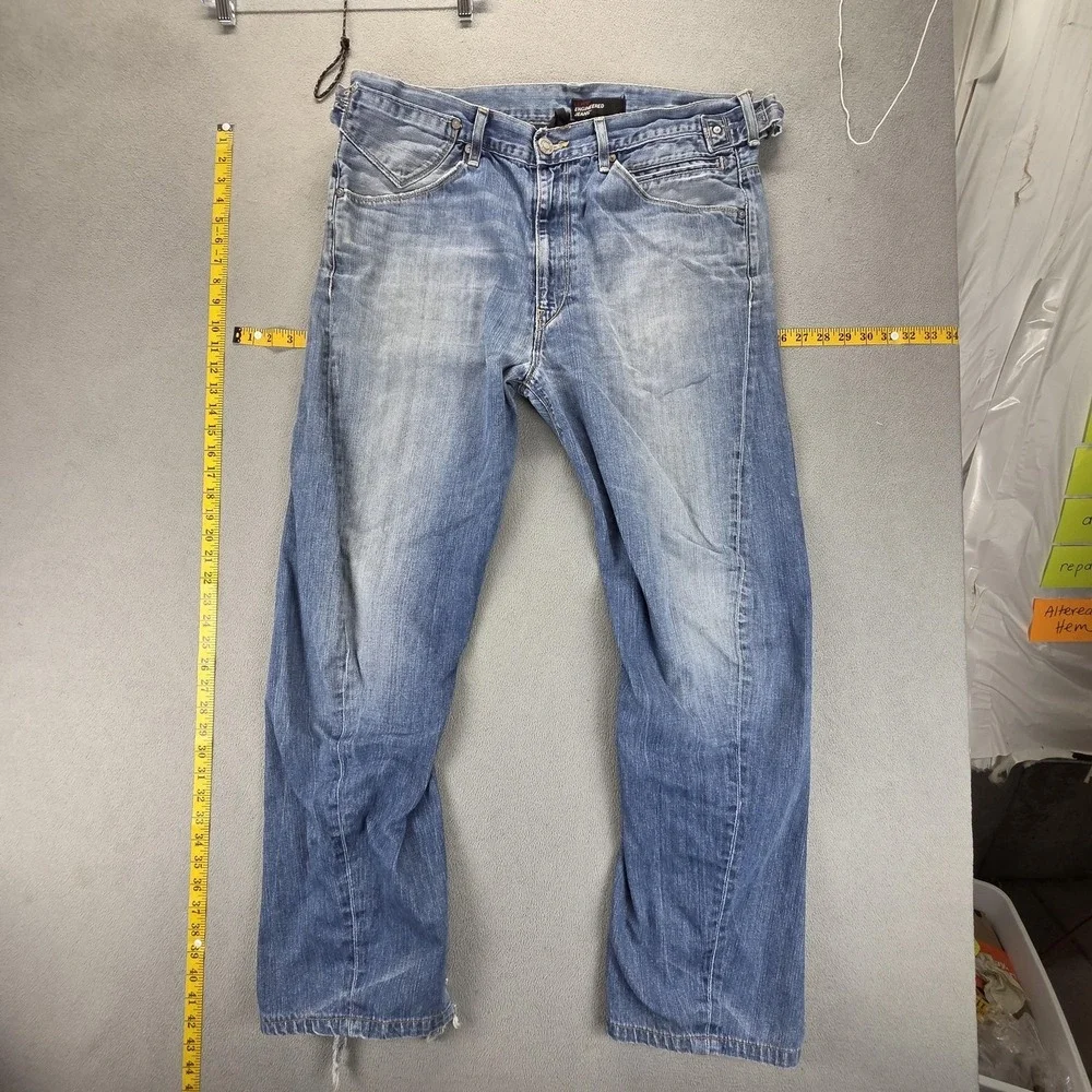 Vintage Levis Engineered Jeans‎ Mens Blue Buckle Back Twisted Fits 36x31